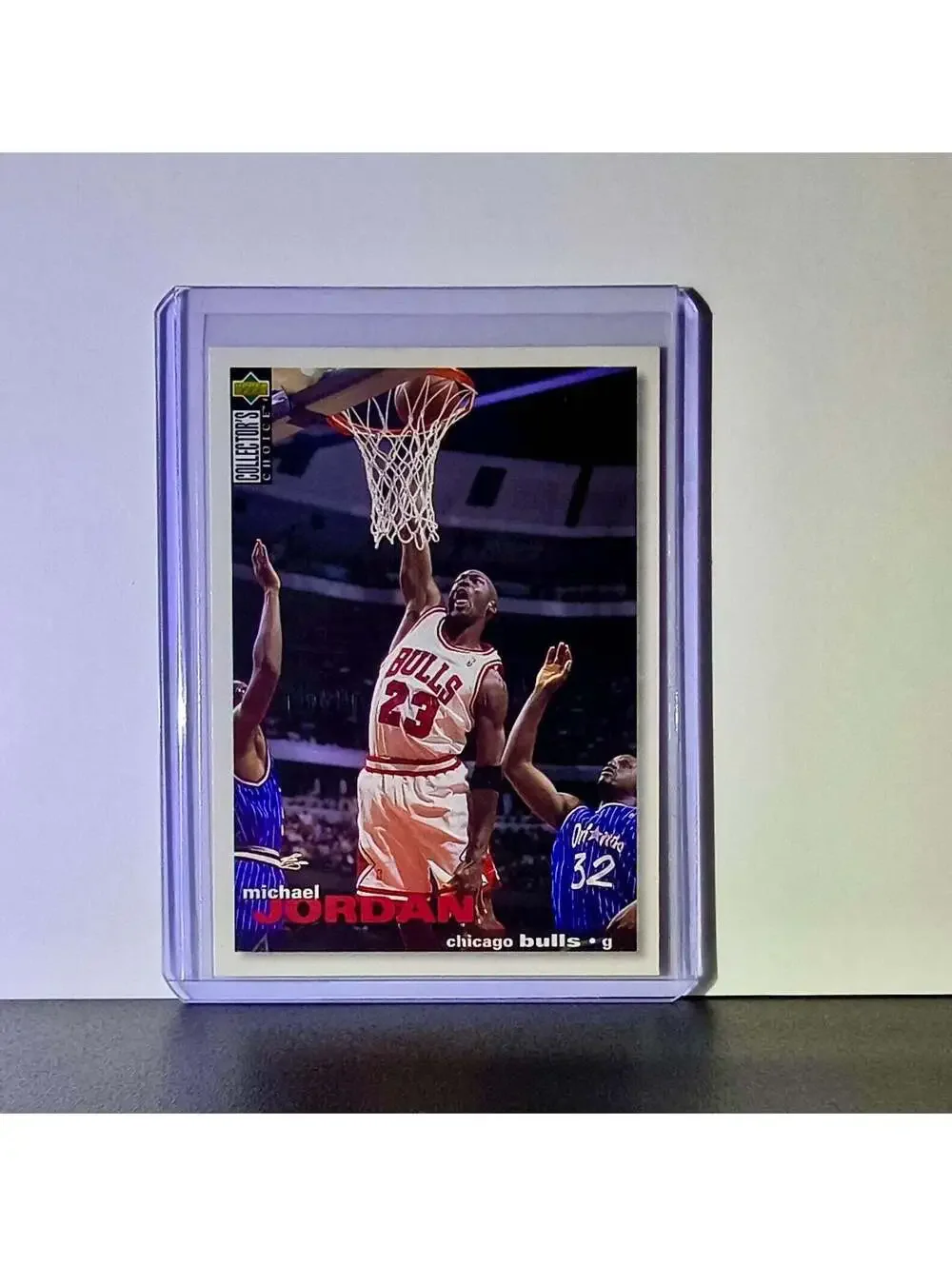 Michael Jordan 1995-96 Upper Deck Collector's Choice #20 Card Chicago Bulls